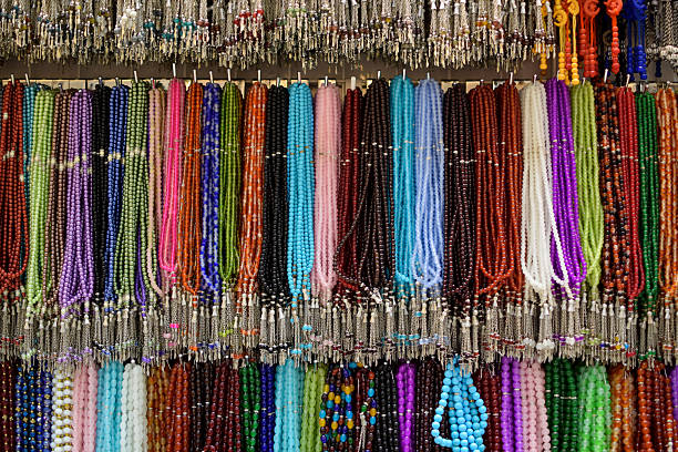 istock Tasbih. Colorful prayer beads 2216004733