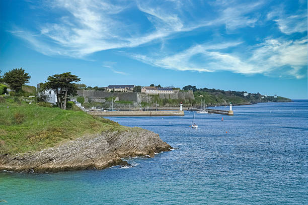 istock Le Palais in Belle-Ile, Brittany, typical harbor 2216009622