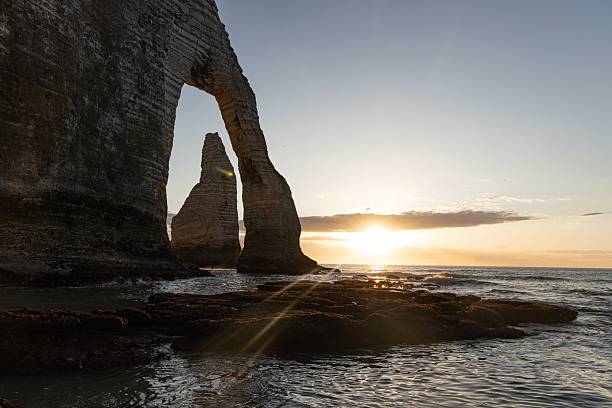 istock Sunset under the arches of Normandy 2216013113