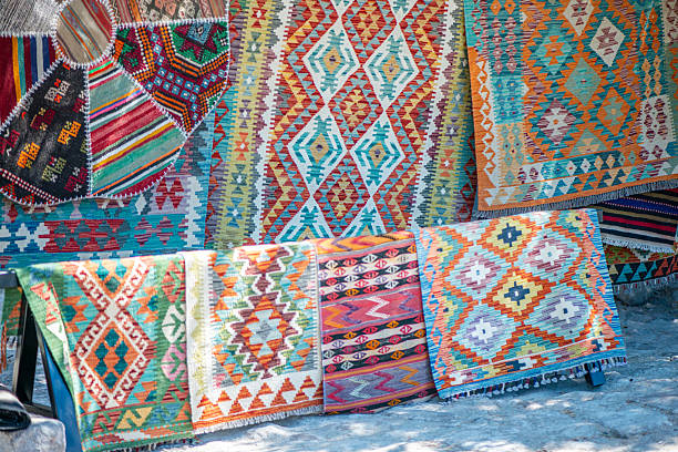 istock Ancient Traditional Rugs in a Village Setting 2216013898