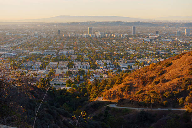 istock Stunning Los Angeles View From Runyon Canyon During Golden Hour 2216020680