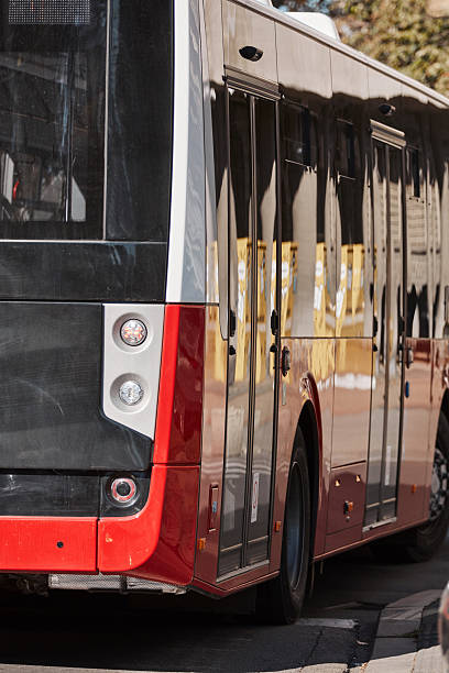 istock Bus for public transportation on city streets. 2216026982
