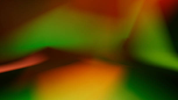 Colorful Gradient Abstract Background With Layered Green and Orange Hues and Soft Transitions