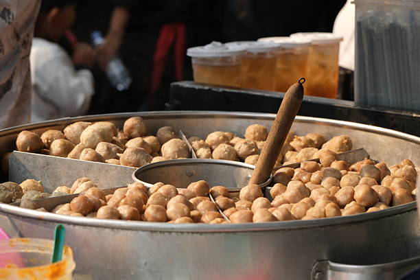 Bakso or Meatballs, Indonesian street food