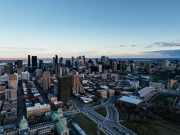 istock Cloudy Montreal City Skyline at sunrise, Quebec, Canada 2216042731