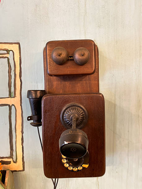 istock Antique Wooden Wall Phone 2216049761