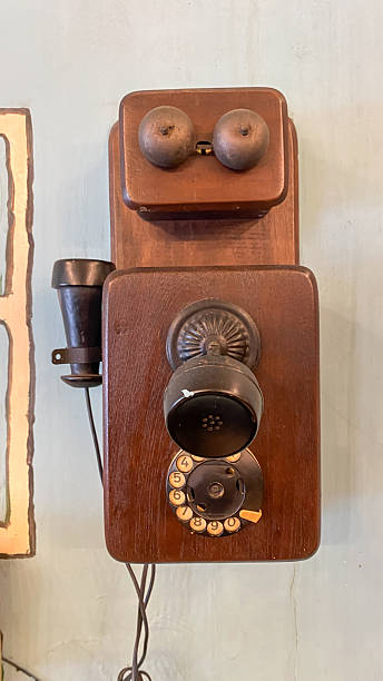 istock Antique Wooden Wall Phone 2216050496