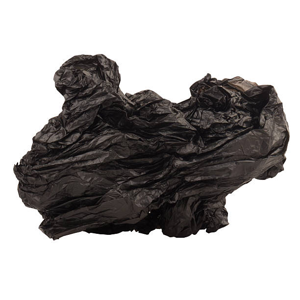 istock Garbage bag isolated on white background ball 2216056253
