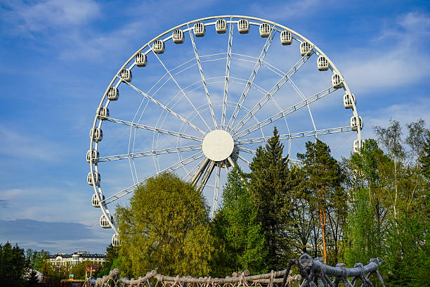 istock Ferris wheel in the park 2216058740
