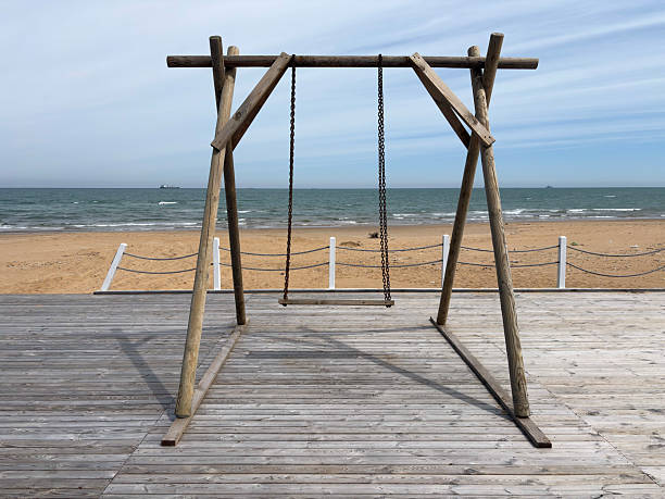 Swings at the beach