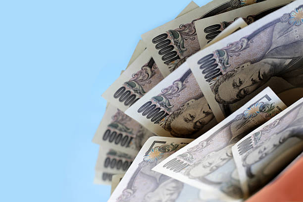 istock Ten Thousand Yen Bills, Japanese Yen Notes 2216063406