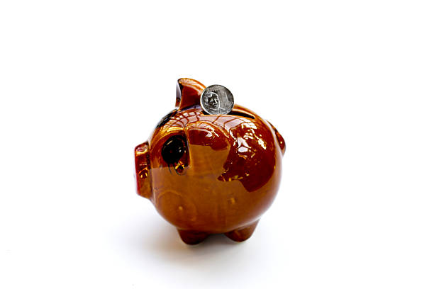 istock Piggy bank on white background. 2216064091