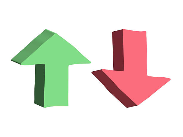 istock 3d arrow symbol. Business clipart. Single element for design 2216064092
