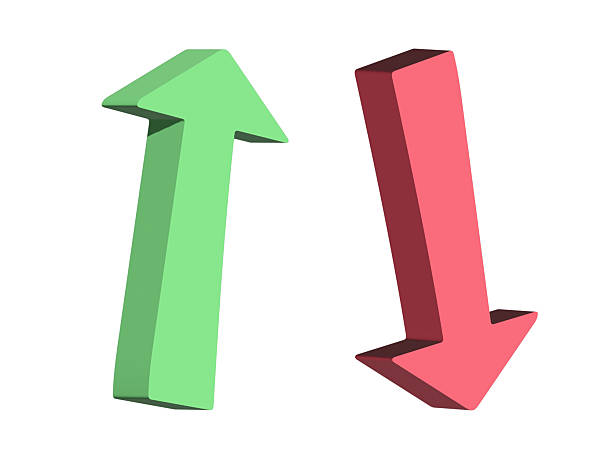 istock 3d arrow symbol. Business clipart. Single element for design 2216064154
