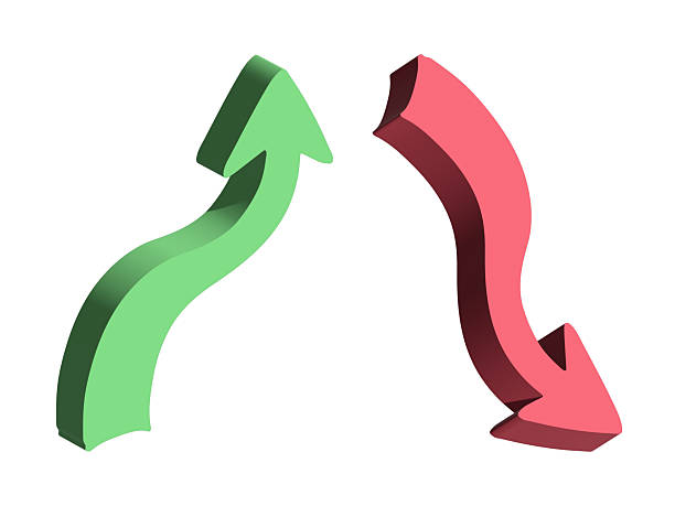 istock 3d arrow symbol. Business clipart. Single element for design 2216064489