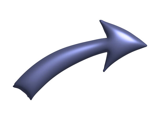 istock 3d arrow symbol. Business clipart. Single element for design 2216065791