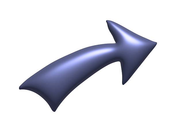 istock 3d arrow symbol. Business clipart. Single element for design 2216065793