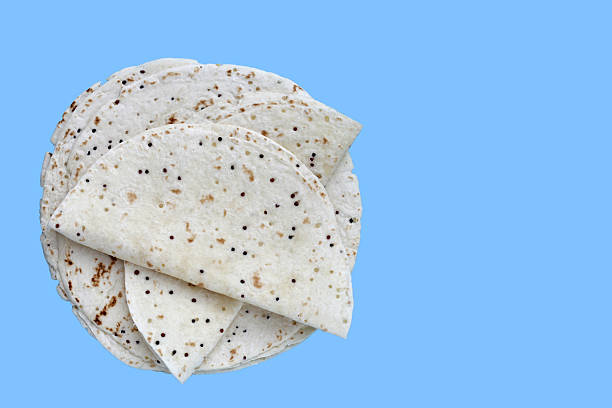 istock Quinoa tortilla wraps on white background 2216066699