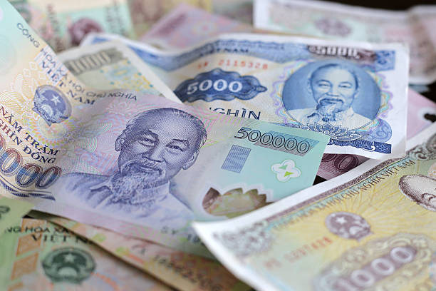 istock Vietnamese dong banknotes. Money concept 2216070039