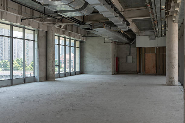 istock Open office space in the city background 2216070627
