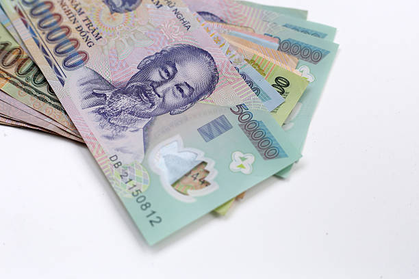 istock Vietnamese dong banknotes. Money concept 2216074098