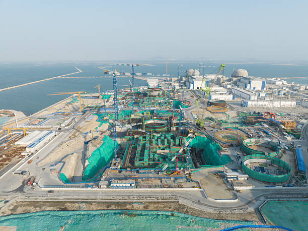 istock High angle view of a nuclear power plant under construction 2216074653