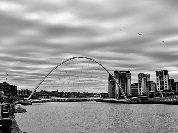 istock The Gateshead Millennium Bridge spanning the River Tyne against cloudscape 2216079510
