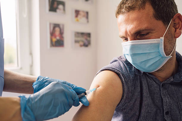 istock Clinical vaccination step focusing on emotional aspects 2216084651