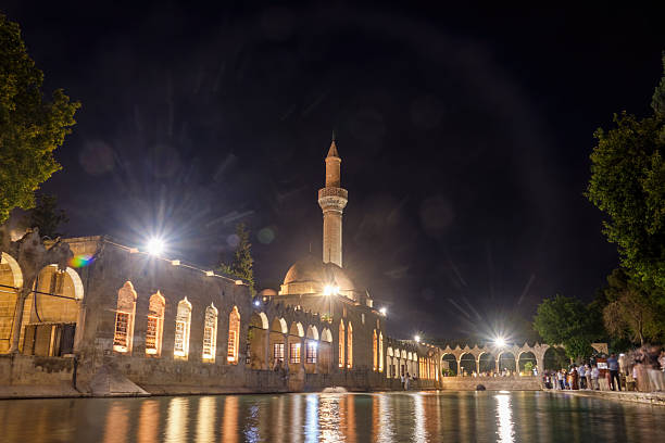istock Balikligol (Pool of Abraham, Halil-Ur Rahman Lake) At Night, Sanliurfa, Turkey 2216085456