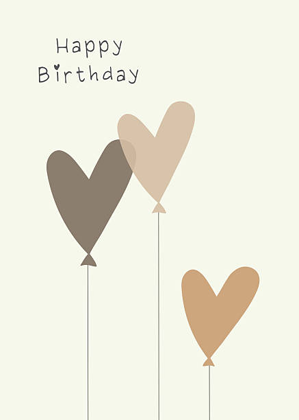 Happy birthday with gold confetti and balloons 11 Greeting card - Happy Birthday with balloons. The image can be used for print and web. birthday and invitation card animal background with chicken stock illustrations