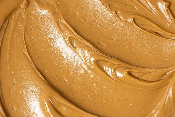 istock Detailed Peanut Butter Texture. Macro Food 2216091240
