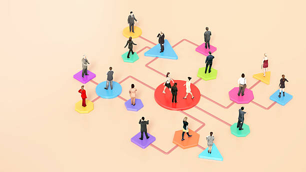 istock Network of business professionals engaging in strategic discussions during a corporate event 2216095959