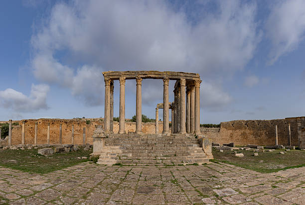 The Temple of Zeus of Diokaesareia ( Uzuncaburc ) Ancient City in Mersin, Turkey