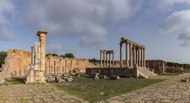 istock Dougga Archaeological Site - Temple of Juno Caelestis 2216098961