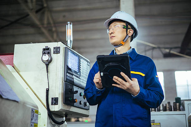istock An Asian engineer using a tablet in the factory 2216100677