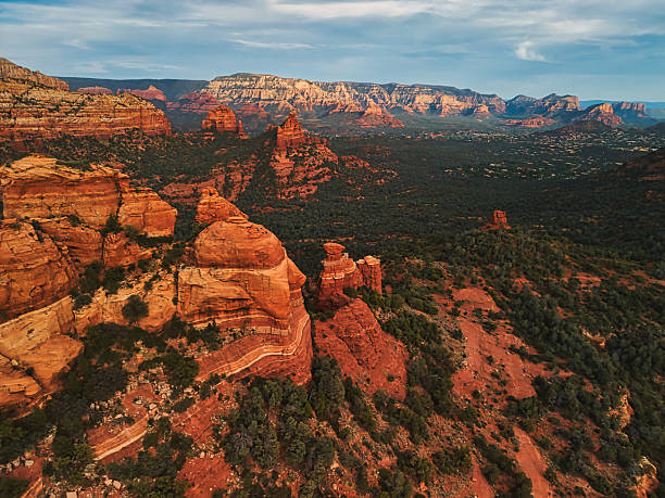 istock aerial shot in sedona 2216116675