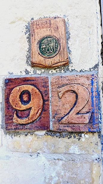 decorative ceramic door numbers letters