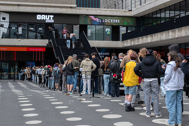 Fans Preparing For The Billie Eilish Show At The Ziggo Dome At Amsterdam The Netherlands 4-5-2025
