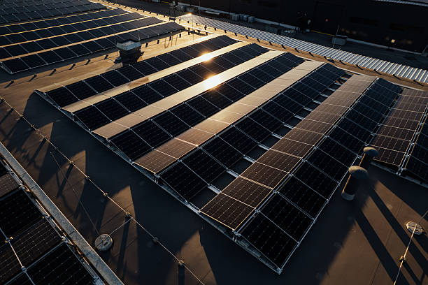 istock Rooftop Solar Panels Capturing Renewable Sunlight Energy 2216129401