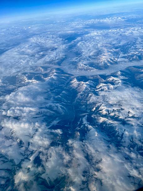 istock Airplane view on Russia 2216134295
