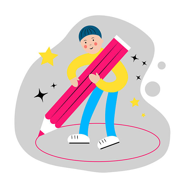 istock A man with a pencil draws a circle around himself. Personal space, personal boundaries and self-defense 2216142667