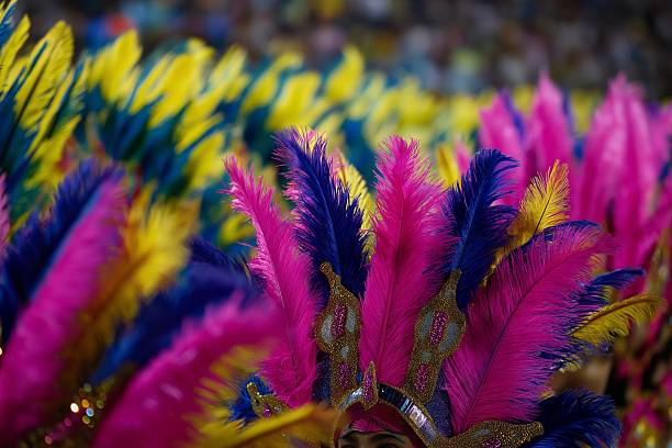 istock Vibrant Carnival Feathered Headpieces 2216151909