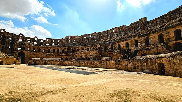 istock Inside of an Old and somewhere preserved amphitheatre 2216152135