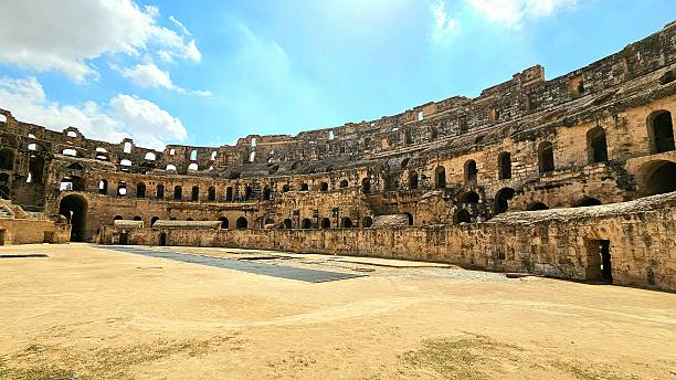 istock Inside of an Old and somewhere preserved amphitheatre 2216152148