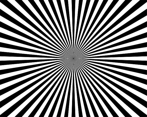 istock Striking black and white burst pattern. A dynamic radial design conveying speed, focus, energy, or hypnotic effect. Great for backgrounds, posters, or conceptual graphics. 2216162120