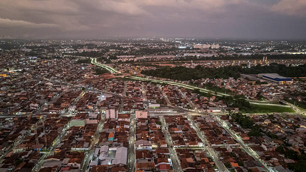 istock Aerial view of a housing development in the Amazon region 2216165129
