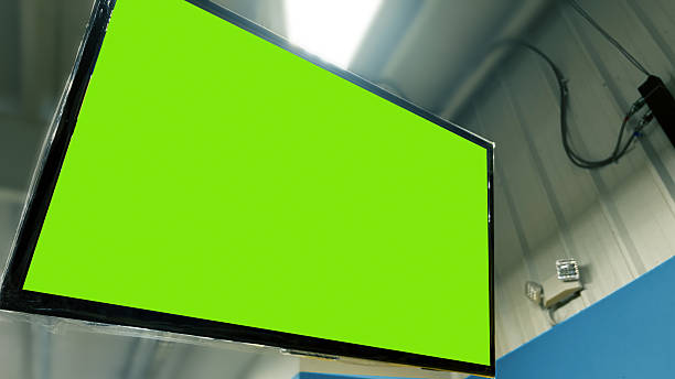 istock A Ceiling Mounted TV in Department or Convenience Store 2216168601