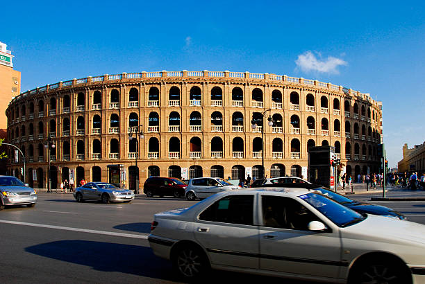 Valencia, Spain - March 30, 2025: A picture of the Plaza de Toros, or Bullring, of Valencia.