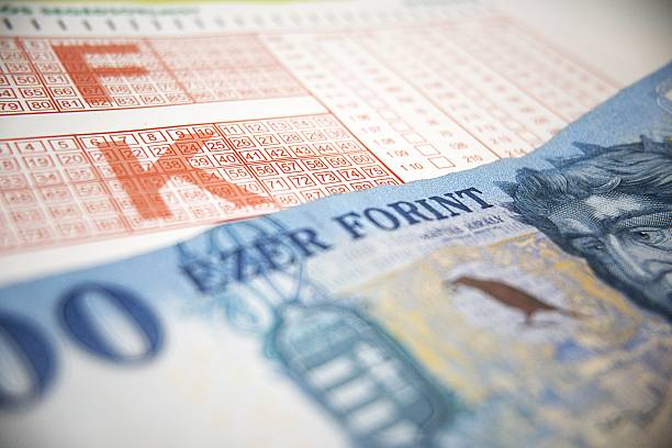 istock Hungarian forint and lottery close up 2216195875