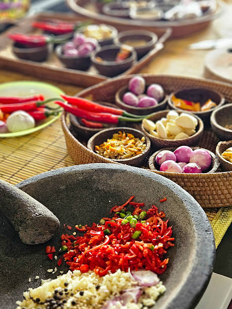 istock Authentic Balinese Cooking Ingredients, Traditional Spices and Aromatics 2216198302